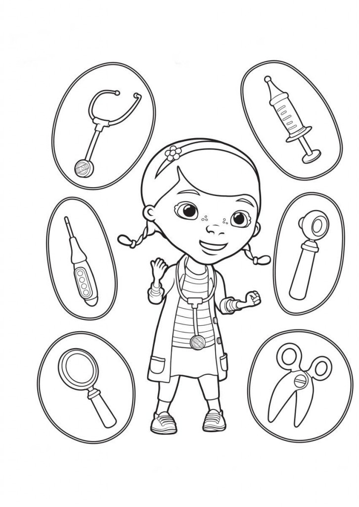 Desenhos Para Colorir Doutora Brinquedos 9146