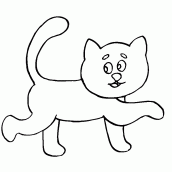desenho de mão desenho de desenho de gato para colorir 6523349