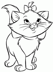 Resultado de imagem para gatinha marie png  Páginas de colorir com  animais, Livro de colorir, Desenho de desenho animado