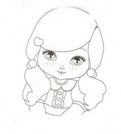 Desenhos de Boneca Jolie para Colorir e Imprimir 