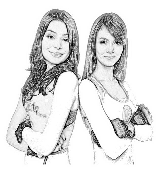 desenhos para colorir do icarly