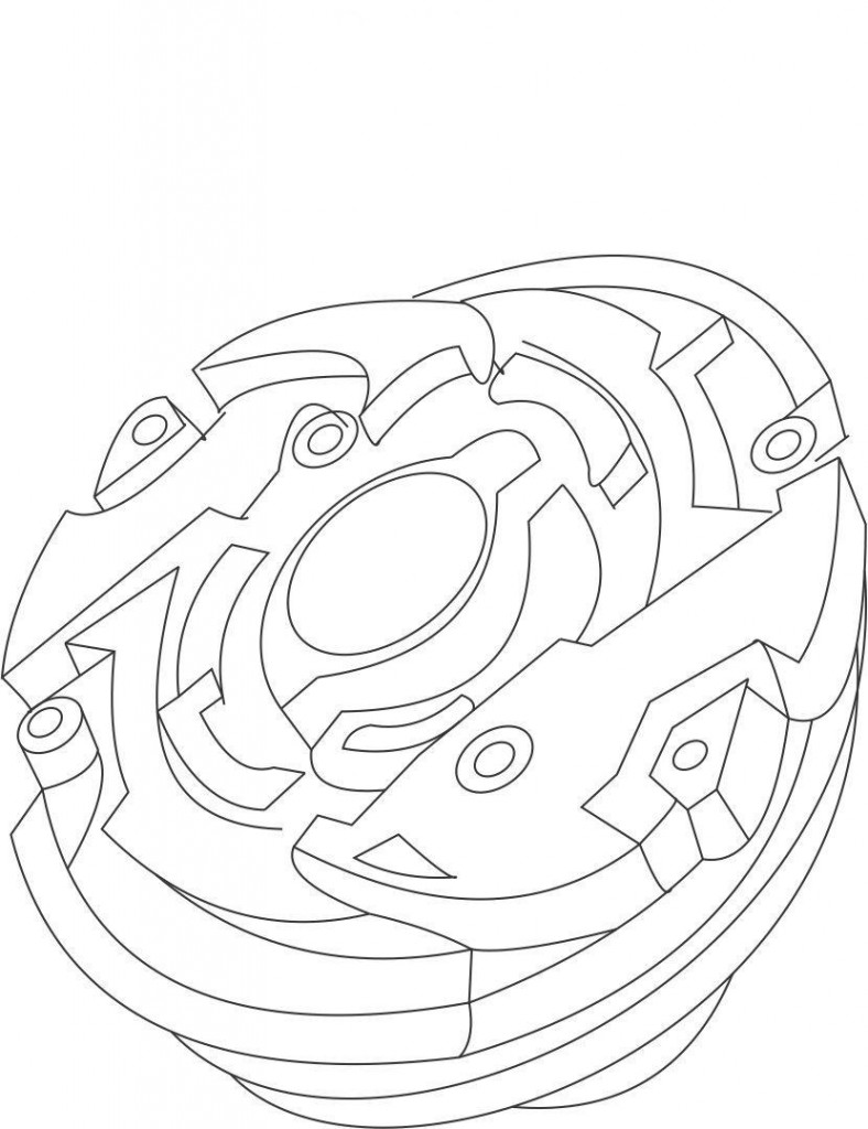 Desenhos De Beyblade Para Colorir E Pintar