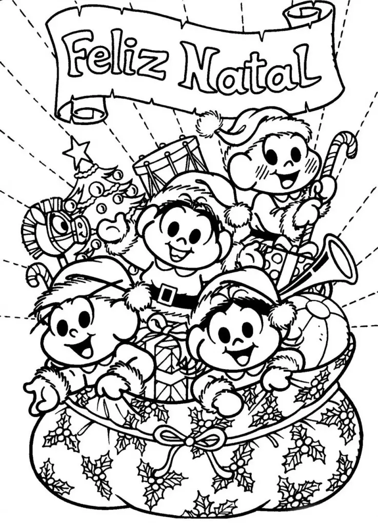 Desenhos De Feliz Natal Para Colorir 5547