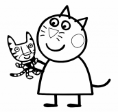 desenhos de candy gato para colorir