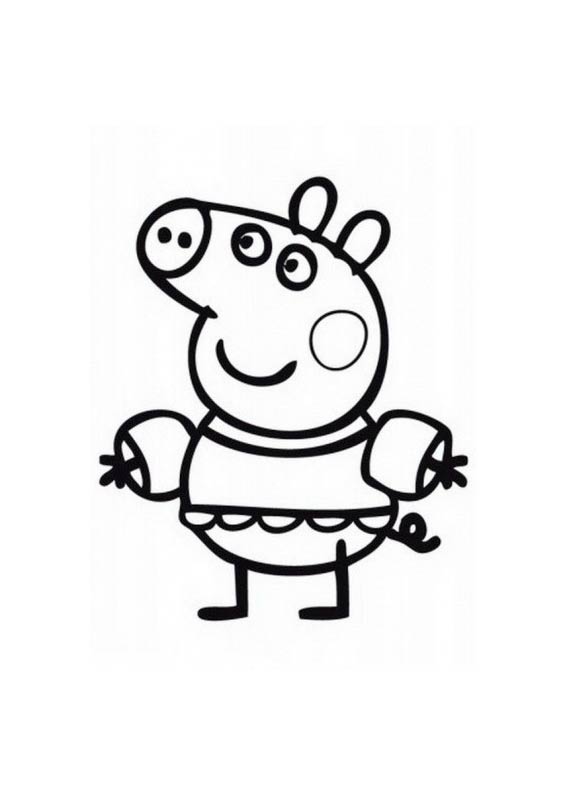 desenhos para colorir de george pig