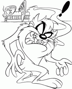 Desenhos Para Colorir Do Taz