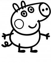 george irmão da peppa para colorir