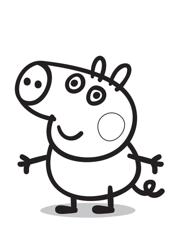 george pig desenhos para imprimir