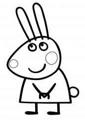 rebecca coelho peppa pig para colorir