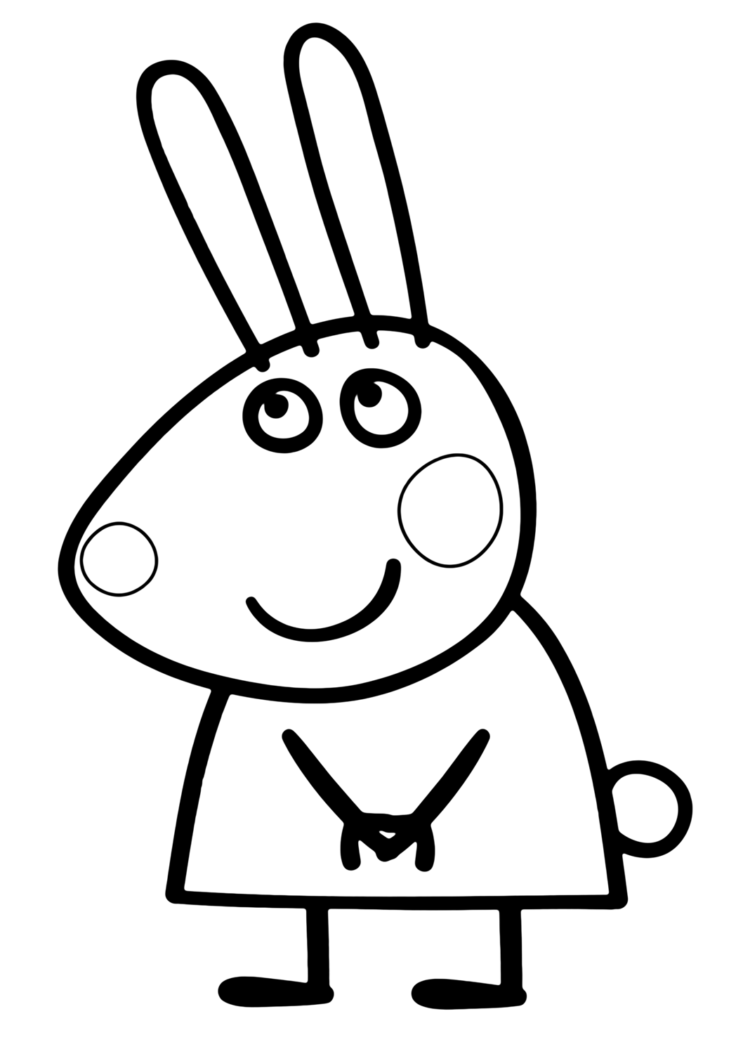 rebecca coelho peppa pig para colorir