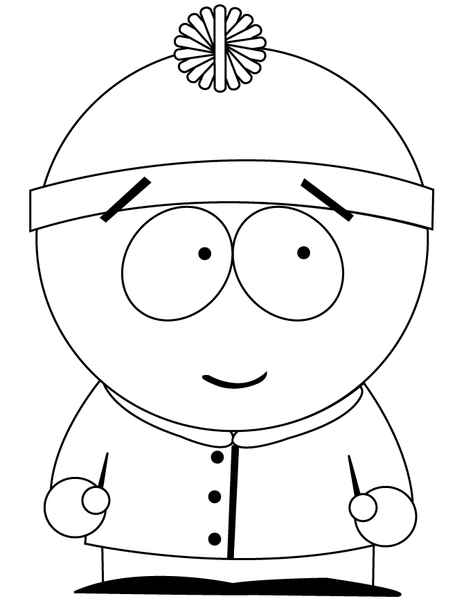 desenhos para colorir do south park