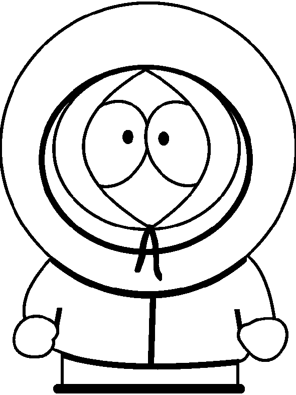 south park desenhos para colorir