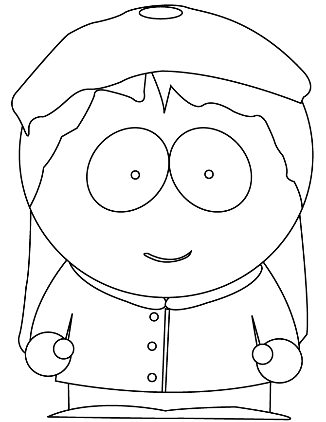 south park imagens para colorir