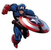 Capitão America para colorir imagem