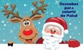 desenhos para colorir do natal imagem