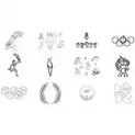 55+ Desenhos de Anéis Olímpicos para Imprimir e Colorir