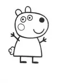 🌈🐷 Desenho Peppa Pig Para Colorir, Pintando Peppa Pig