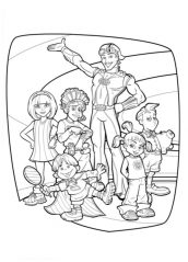 personagens de lazytown para colorir