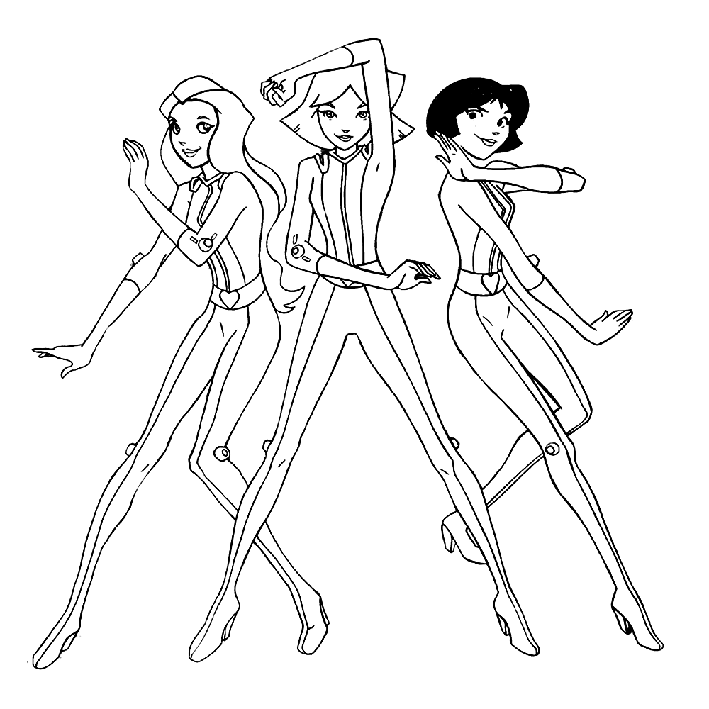 personagens de tres espias demais para colorir